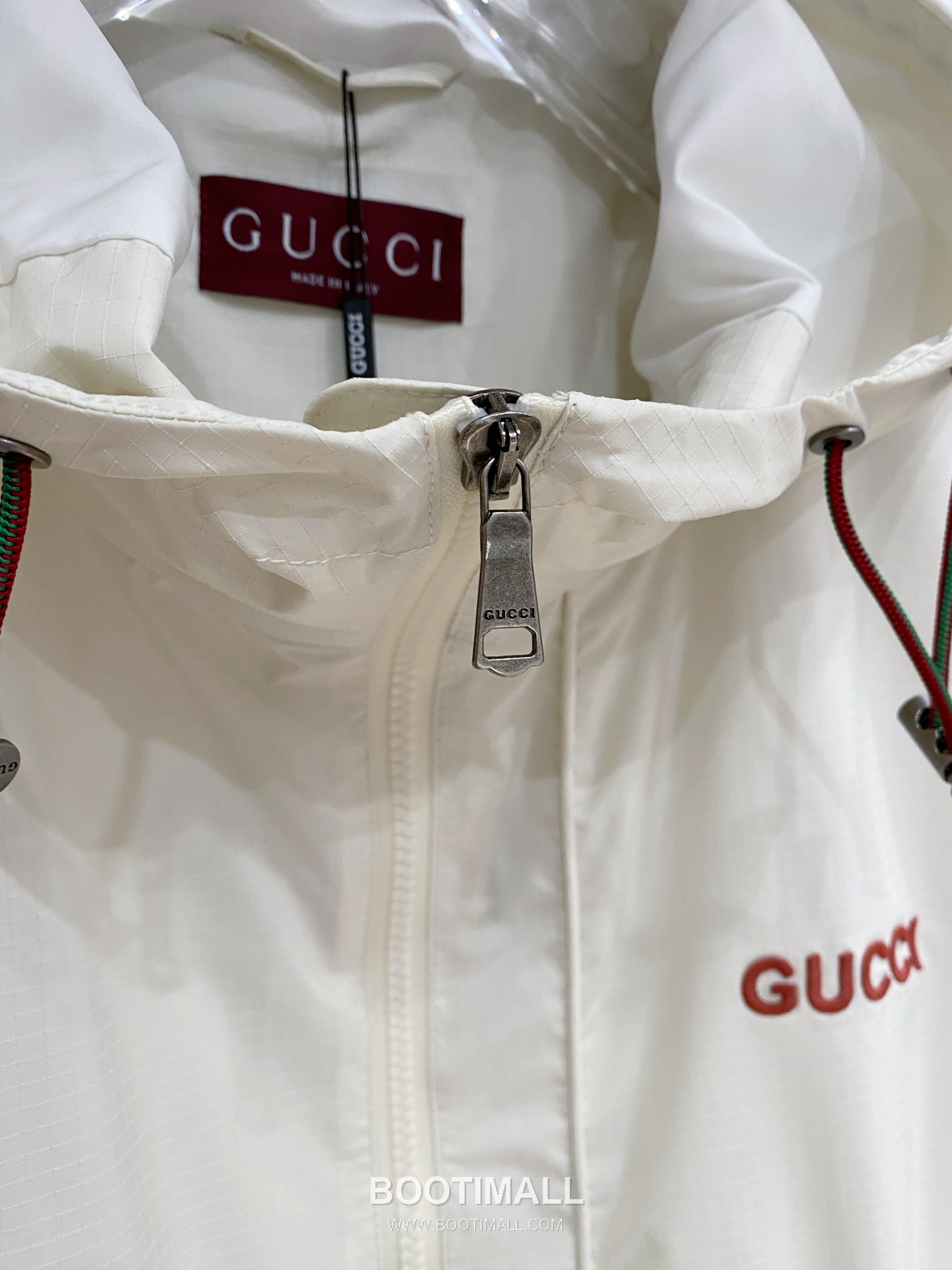 Gucci SS26 Logo Hooded Windbreaker Jacket 구찌 SS26 로고 후드 바람막이 재킷 7