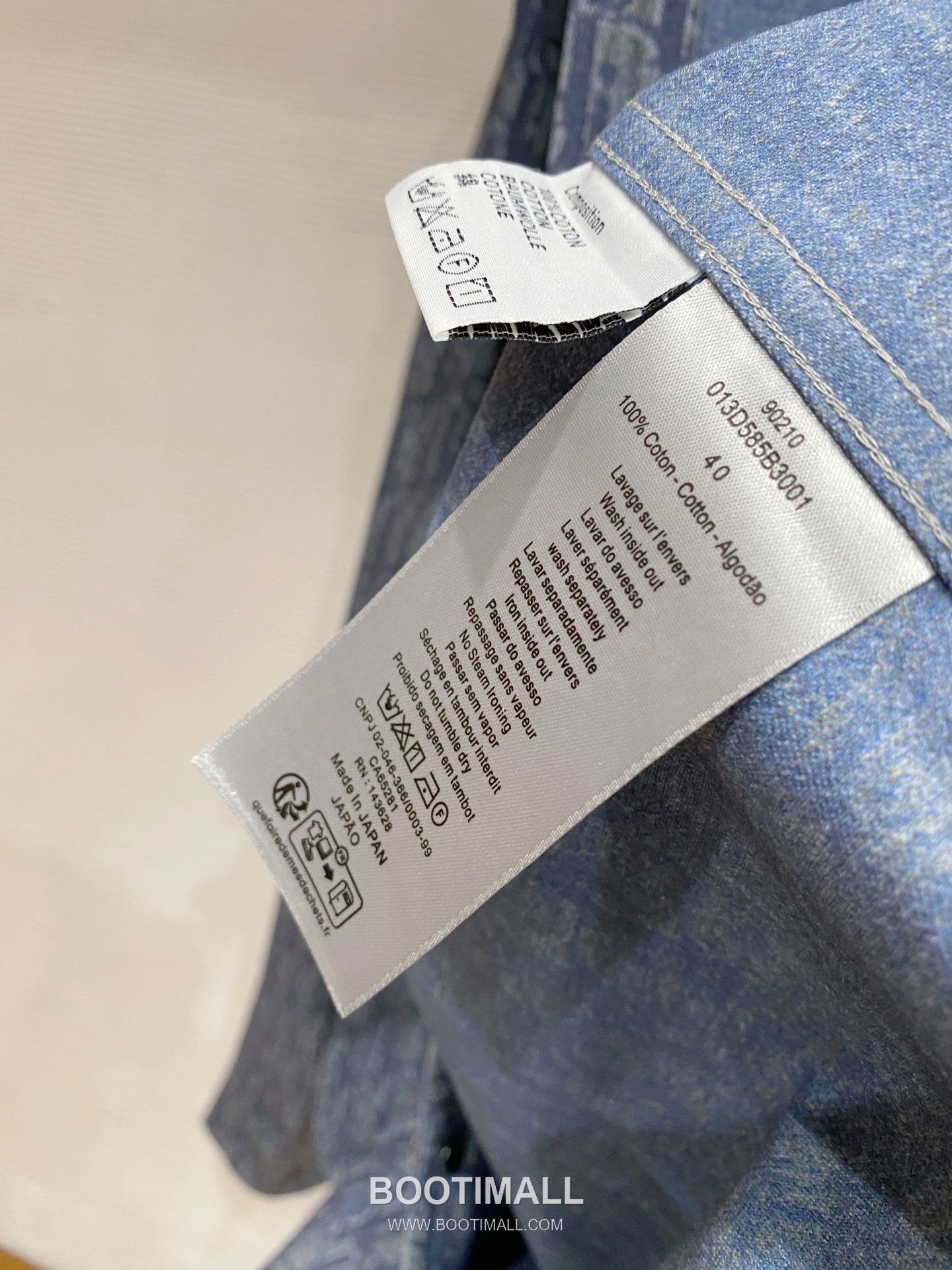 Dior SS26 CD Monogram Denim Shirt 디올 SS26 CD 모노그램 데님 셔츠 8