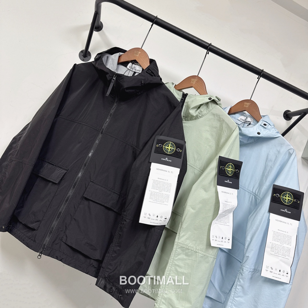 Stone Island SS26 Crinkle Nylon Windbreaker Jacket 스톤아일랜드 SS26 크링클 나일론 바람막이 재킷 2