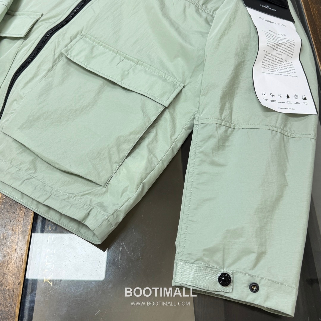 Stone Island SS26 Crinkle Nylon Windbreaker Jacket 스톤아일랜드 SS26 크링클 나일론 바람막이 재킷 6