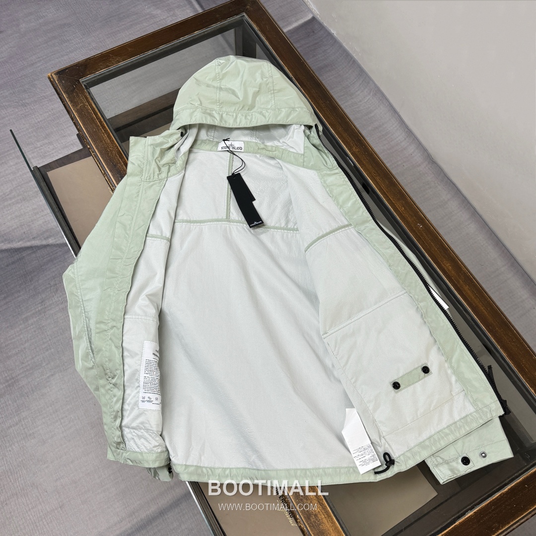Stone Island SS26 Crinkle Nylon Windbreaker Jacket 스톤아일랜드 SS26 크링클 나일론 바람막이 재킷 8