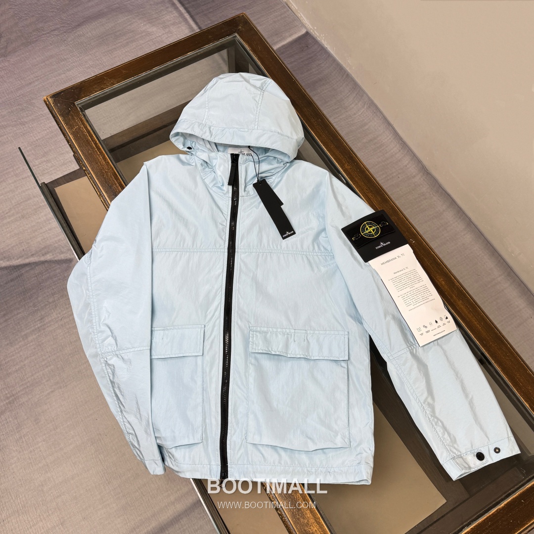 Stone Island SS26 Crinkle Nylon Windbreaker Jacket 스톤아일랜드 SS26 크링클 나일론 바람막이 재킷 6