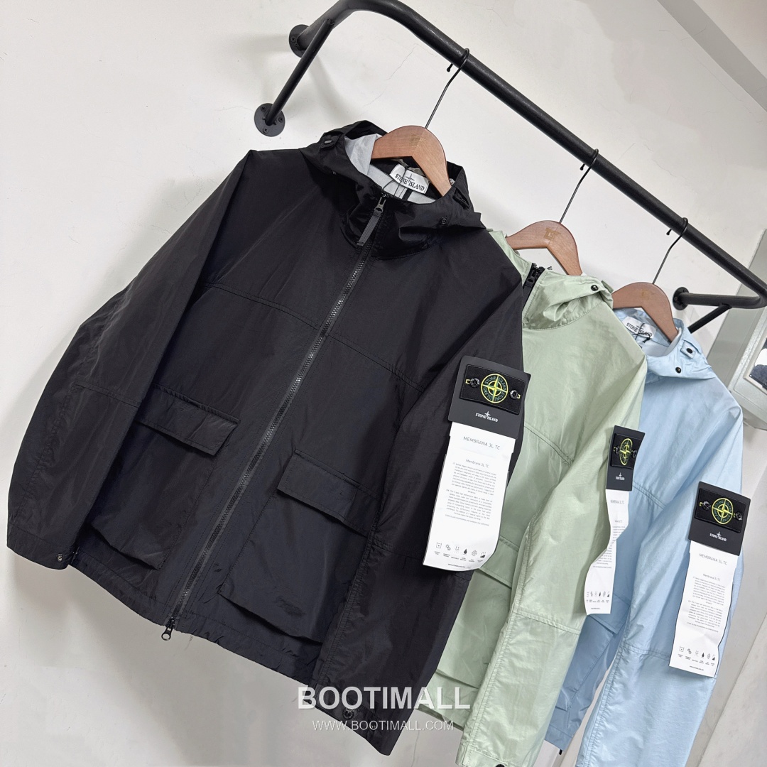 Stone Island SS26 Crinkle Nylon Windbreaker Jacket 스톤아일랜드 SS26 크링클 나일론 바람막이 재킷 7