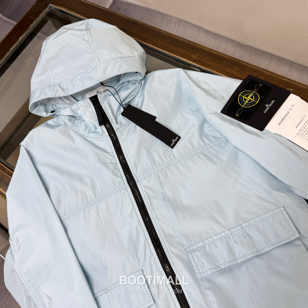 Stone Island SS26 Crinkle Nylon Windbreaker Jacket 스톤아일랜드 SS26 크링클 나일론 바람막이 재킷 8