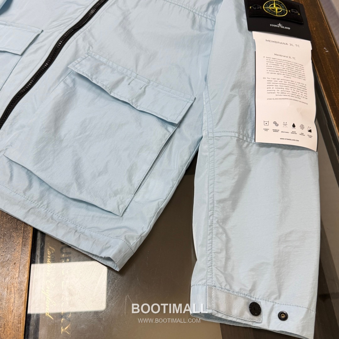 Stone Island SS26 Crinkle Nylon Windbreaker Jacket 스톤아일랜드 SS26 크링클 나일론 바람막이 재킷 9
