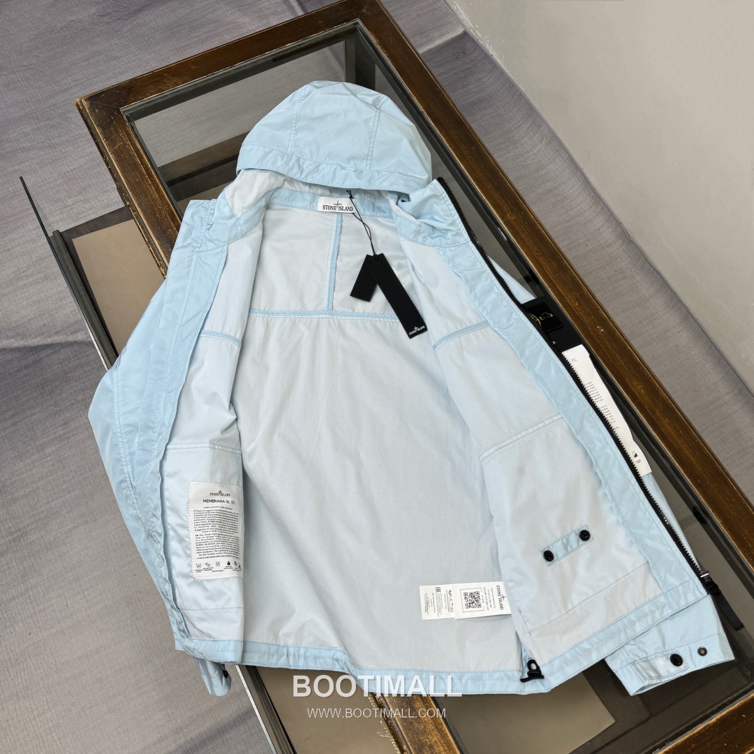 Stone Island SS26 Crinkle Nylon Windbreaker Jacket 스톤아일랜드 SS26 크링클 나일론 바람막이 재킷 12