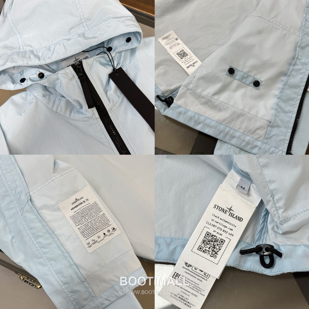 Stone Island SS26 Crinkle Nylon Windbreaker Jacket 스톤아일랜드 SS26 크링클 나일론 바람막이 재킷 13