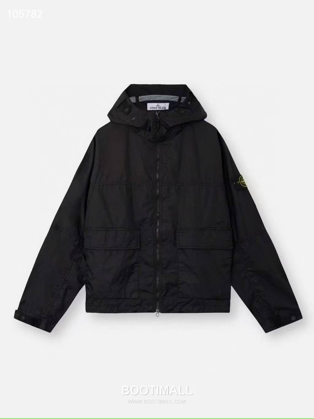 Stone Island SS26 Crinkle Nylon Windbreaker Jacket 스톤아일랜드 SS26 크링클 나일론 바람막이 재킷 4