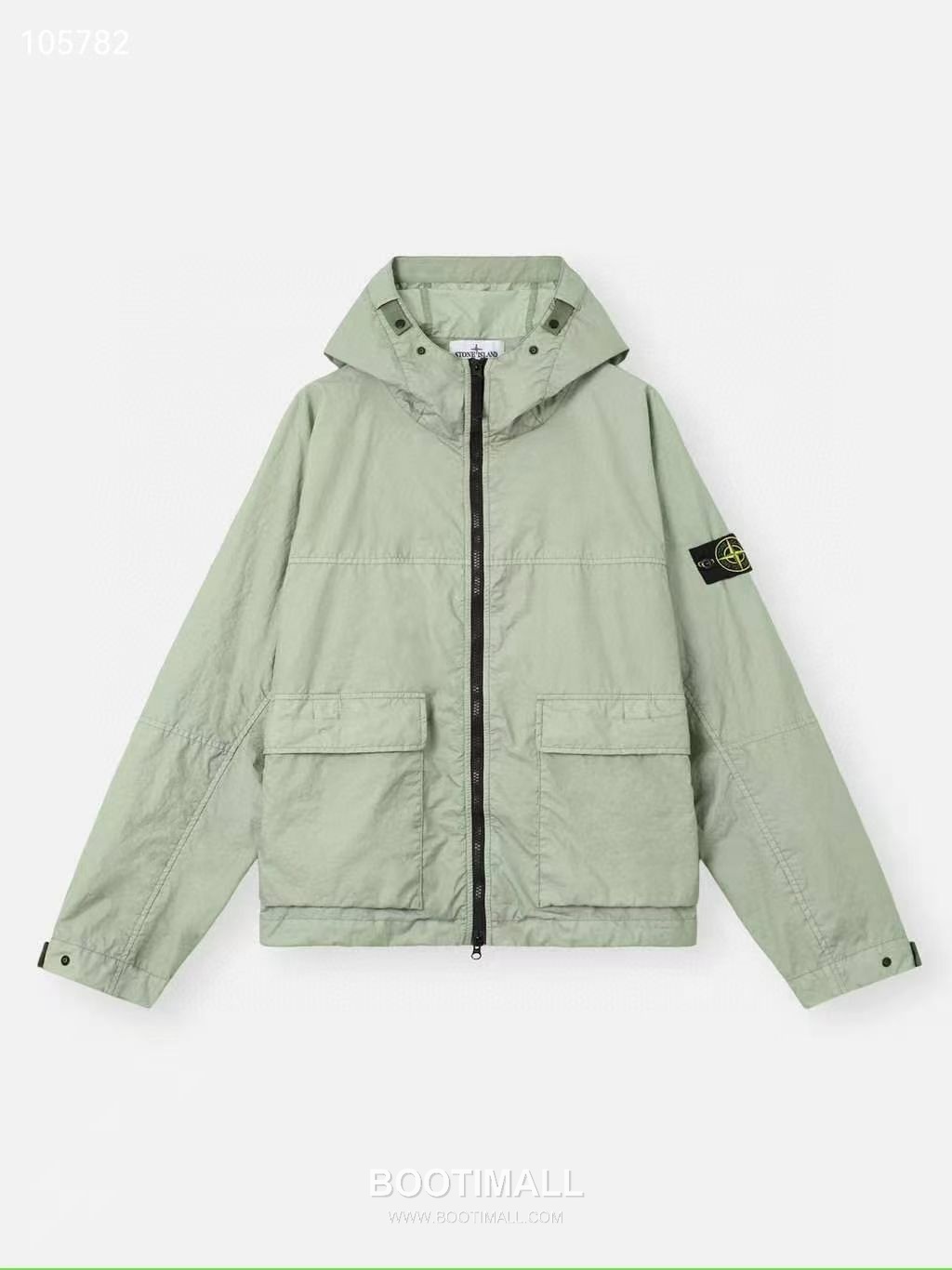 Stone Island SS26 Crinkle Nylon Windbreaker Jacket 스톤아일랜드 SS26 크링클 나일론 바람막이 재킷 5