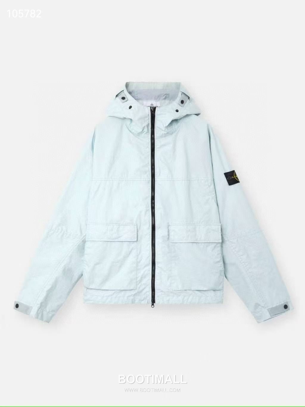 Stone Island SS26 Crinkle Nylon Windbreaker Jacket 스톤아일랜드 SS26 크링클 나일론 바람막이 재킷 6