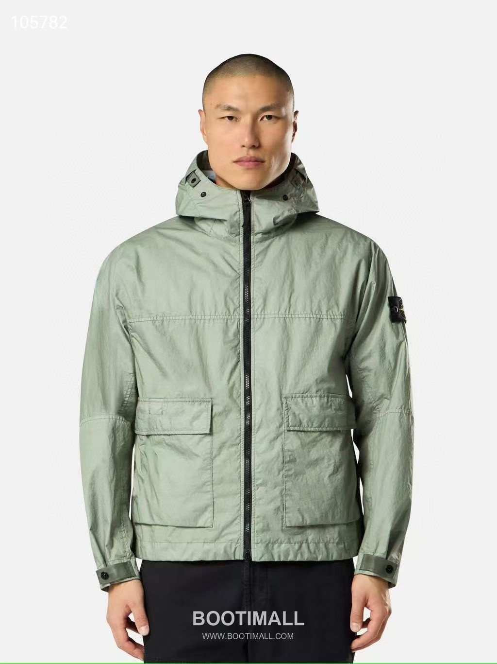 Stone Island SS26 Crinkle Nylon Windbreaker Jacket 스톤아일랜드 SS26 크링클 나일론 바람막이 재킷 7