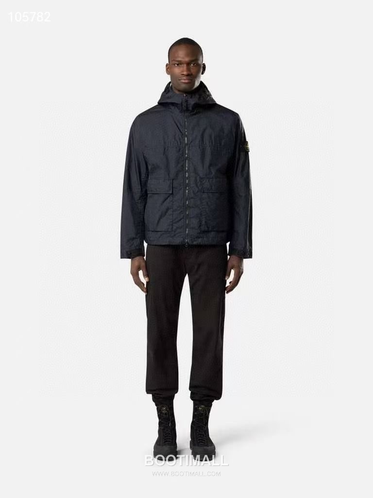 Stone Island SS26 Crinkle Nylon Windbreaker Jacket 스톤아일랜드 SS26 크링클 나일론 바람막이 재킷 8