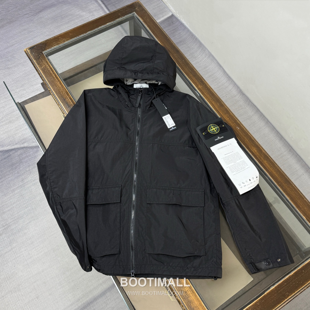 Stone Island SS26 Crinkle Nylon Windbreaker Jacket 스톤아일랜드 SS26 크링클 나일론 바람막이 재킷 9