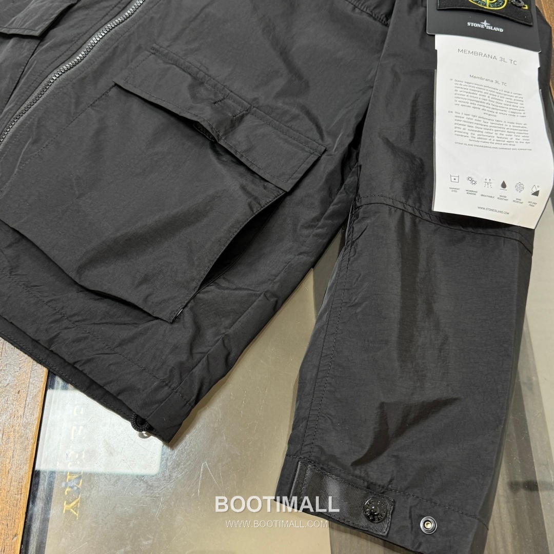 Stone Island SS26 Crinkle Nylon Windbreaker Jacket 스톤아일랜드 SS26 크링클 나일론 바람막이 재킷 12