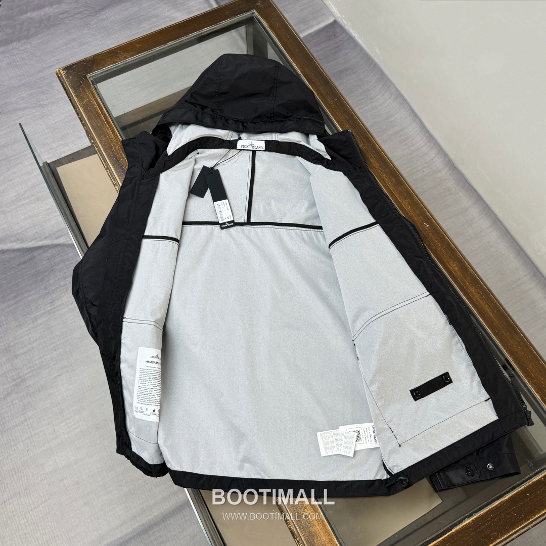 Stone Island SS26 Crinkle Nylon Windbreaker Jacket 스톤아일랜드 SS26 크링클 나일론 바람막이 재킷 15