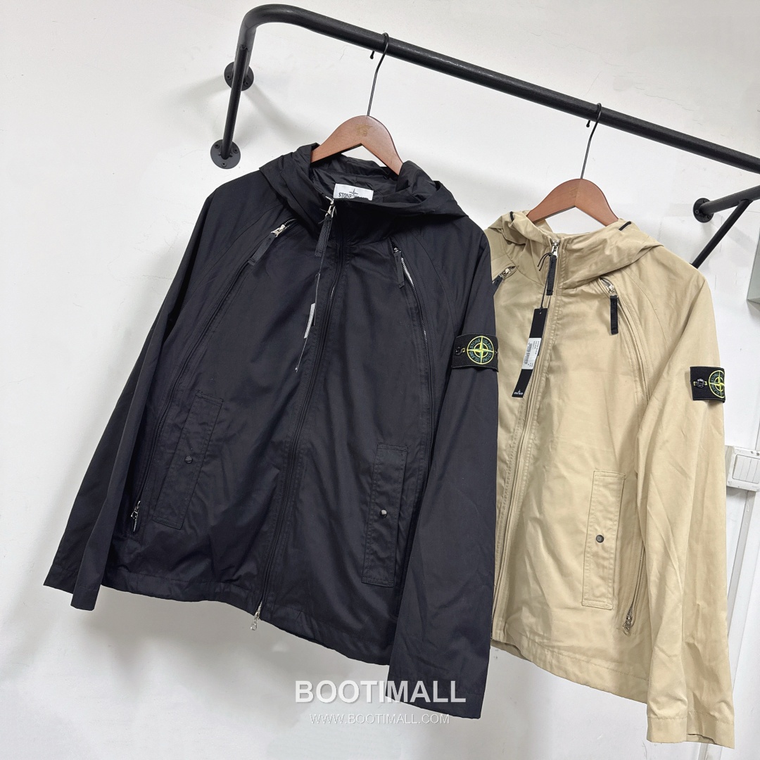 Stone Island SS26 Zip-Up Hooded Windbreaker Jacket 스톤아일랜드 SS26 지퍼 후드 바람막이 재킷 2