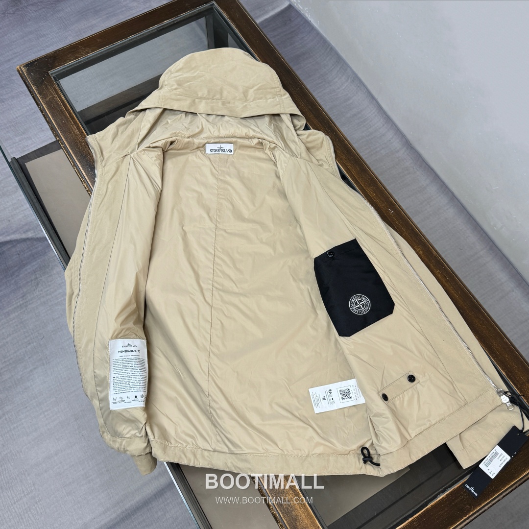 Stone Island SS26 Zip-Up Hooded Windbreaker Jacket 스톤아일랜드 SS26 지퍼 후드 바람막이 재킷 7