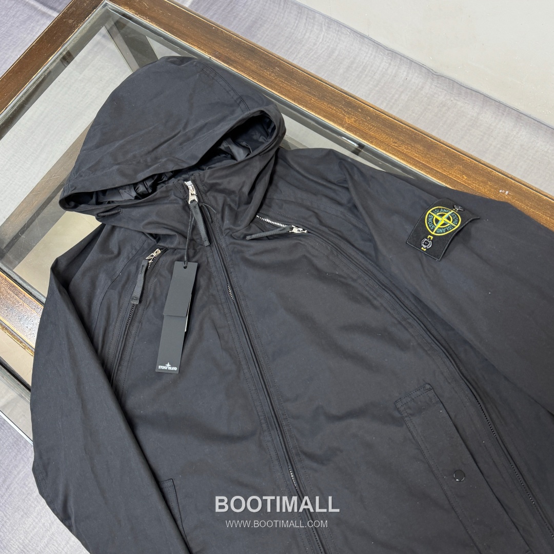 Stone Island SS26 Zip-Up Hooded Windbreaker Jacket 스톤아일랜드 SS26 지퍼 후드 바람막이 재킷 3