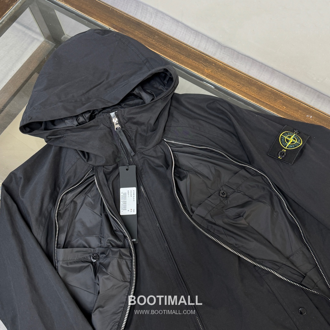 Stone Island SS26 Zip-Up Hooded Windbreaker Jacket 스톤아일랜드 SS26 지퍼 후드 바람막이 재킷 4