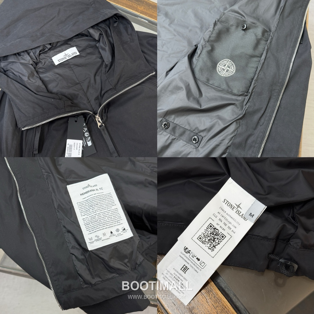 Stone Island SS26 Zip-Up Hooded Windbreaker Jacket 스톤아일랜드 SS26 지퍼 후드 바람막이 재킷 9