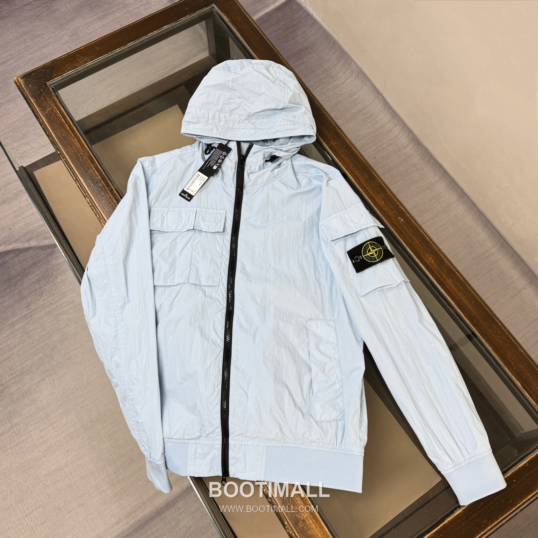 Stone Island SS26 Hooded Windbreaker Jacket 스톤아일랜드 SS26 후드 바람막이 재킷 1