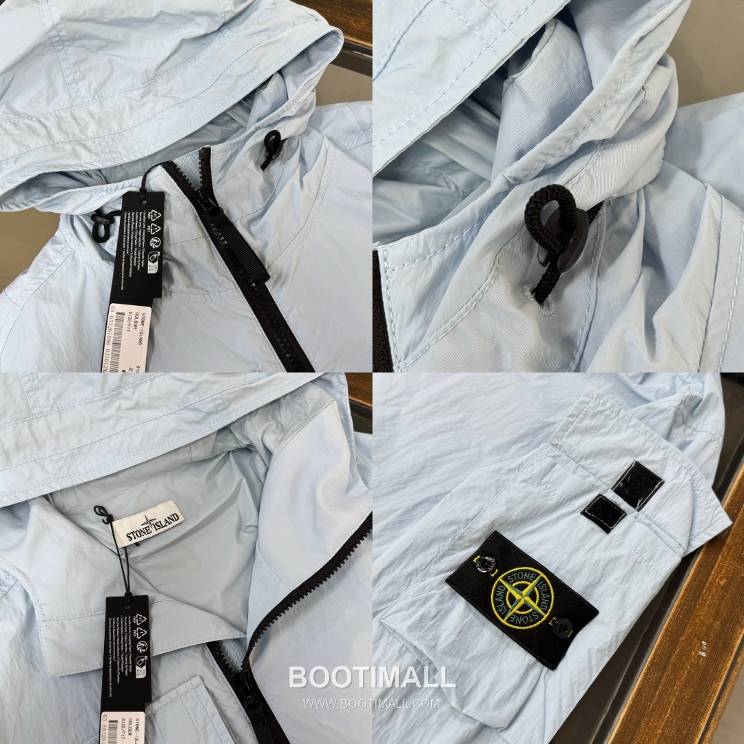 Stone Island SS26 Hooded Windbreaker Jacket 스톤아일랜드 SS26 후드 바람막이 재킷 7
