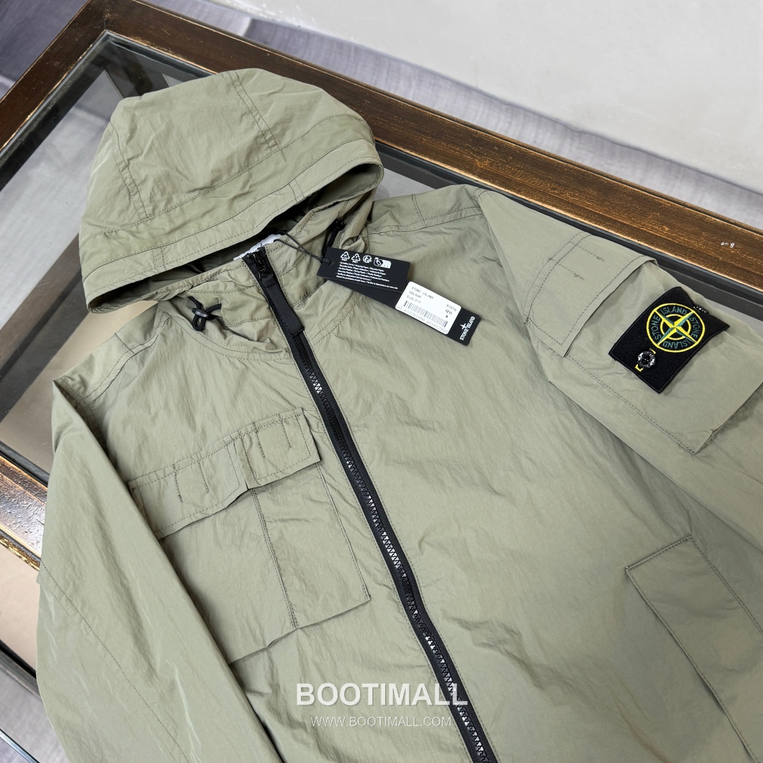 Stone Island SS26 Hooded Windbreaker Jacket 스톤아일랜드 SS26 후드 바람막이 재킷 3