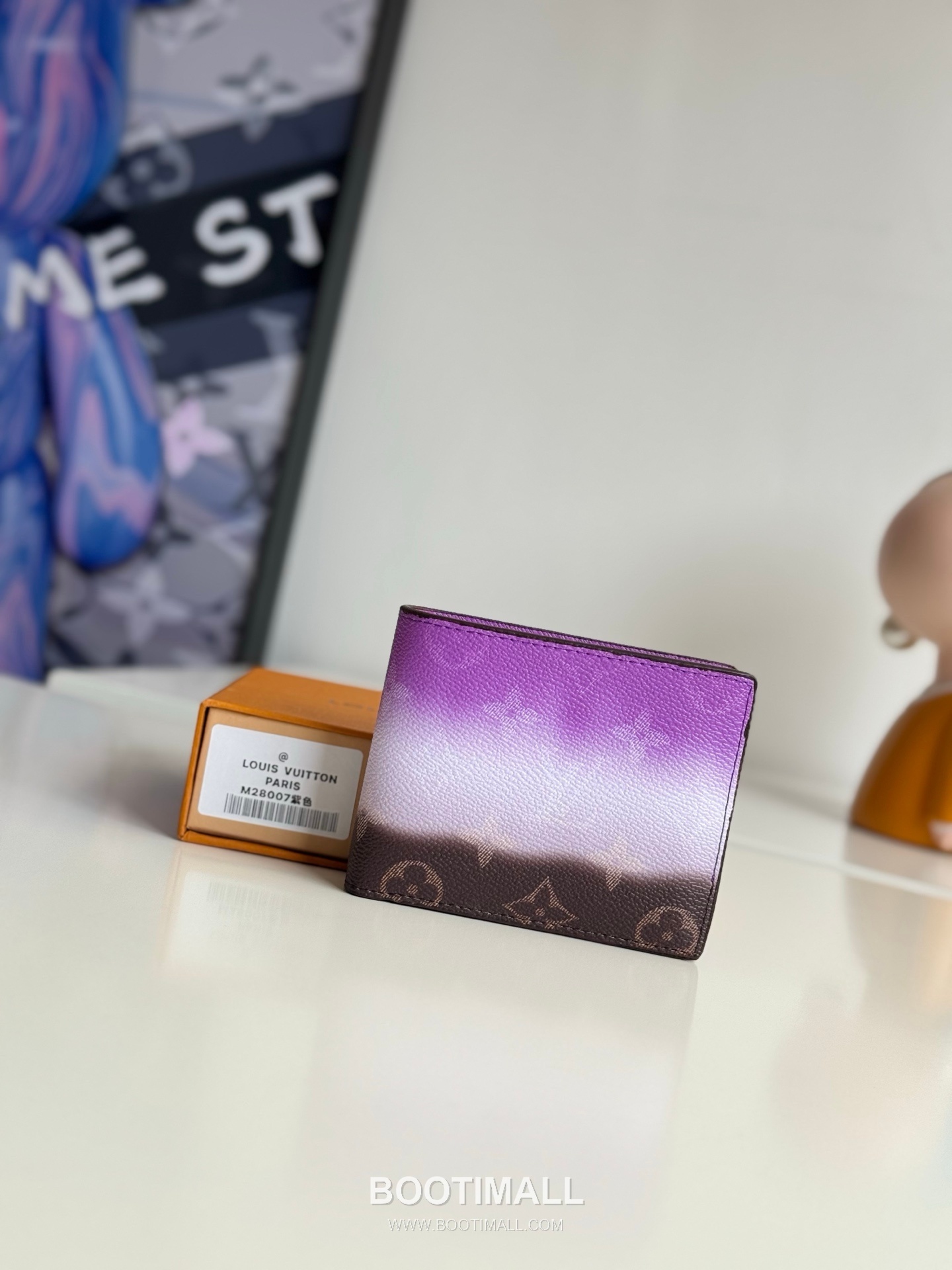 Louis Vuitton Slender Monogram Pigment Wallet 루이비통 슬렌더 모노그램 피그먼트 반지갑 M28007 11cm 1