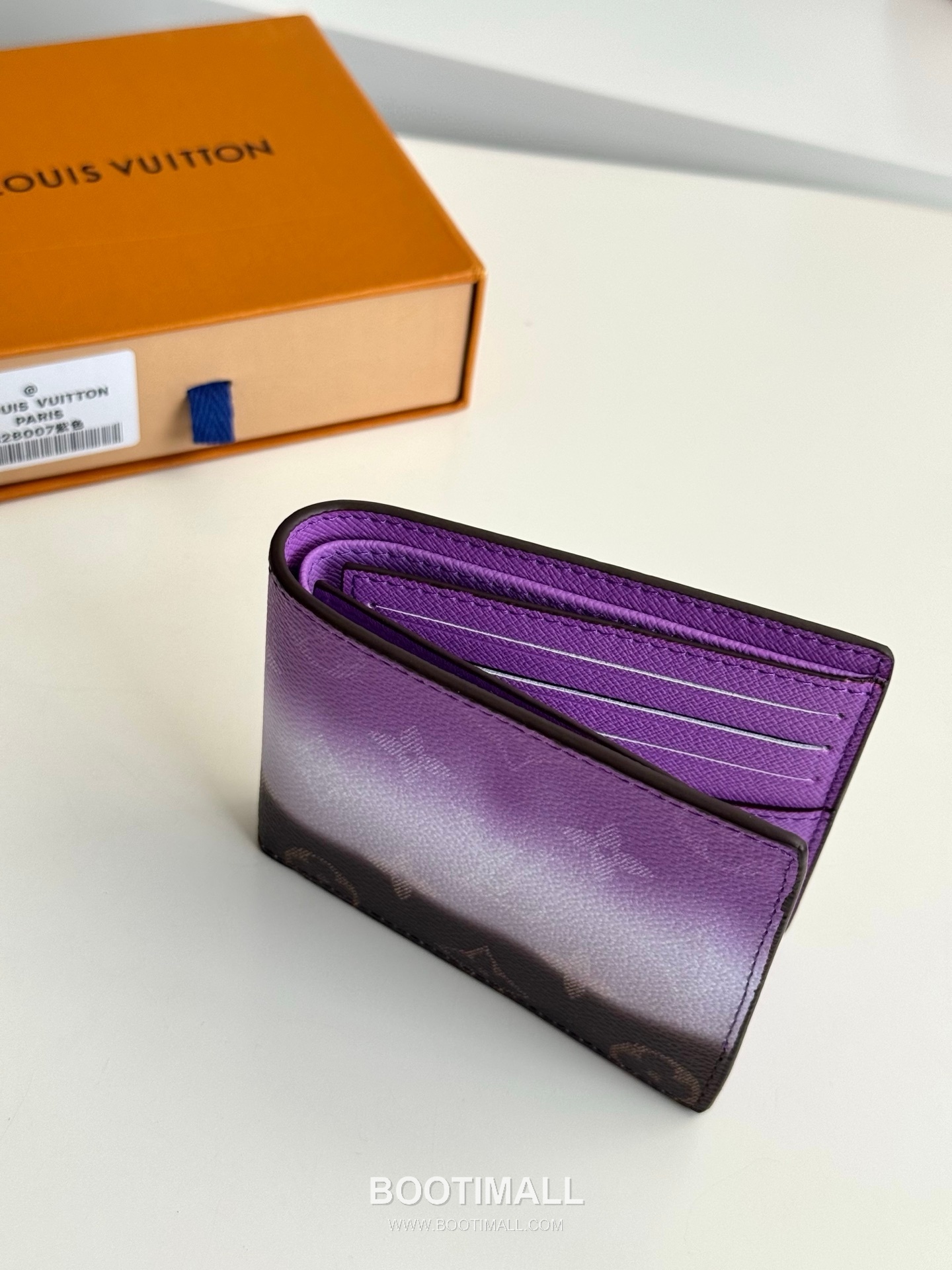 Louis Vuitton Slender Monogram Pigment Wallet 루이비통 슬렌더 모노그램 피그먼트 반지갑 M28007 11cm 4