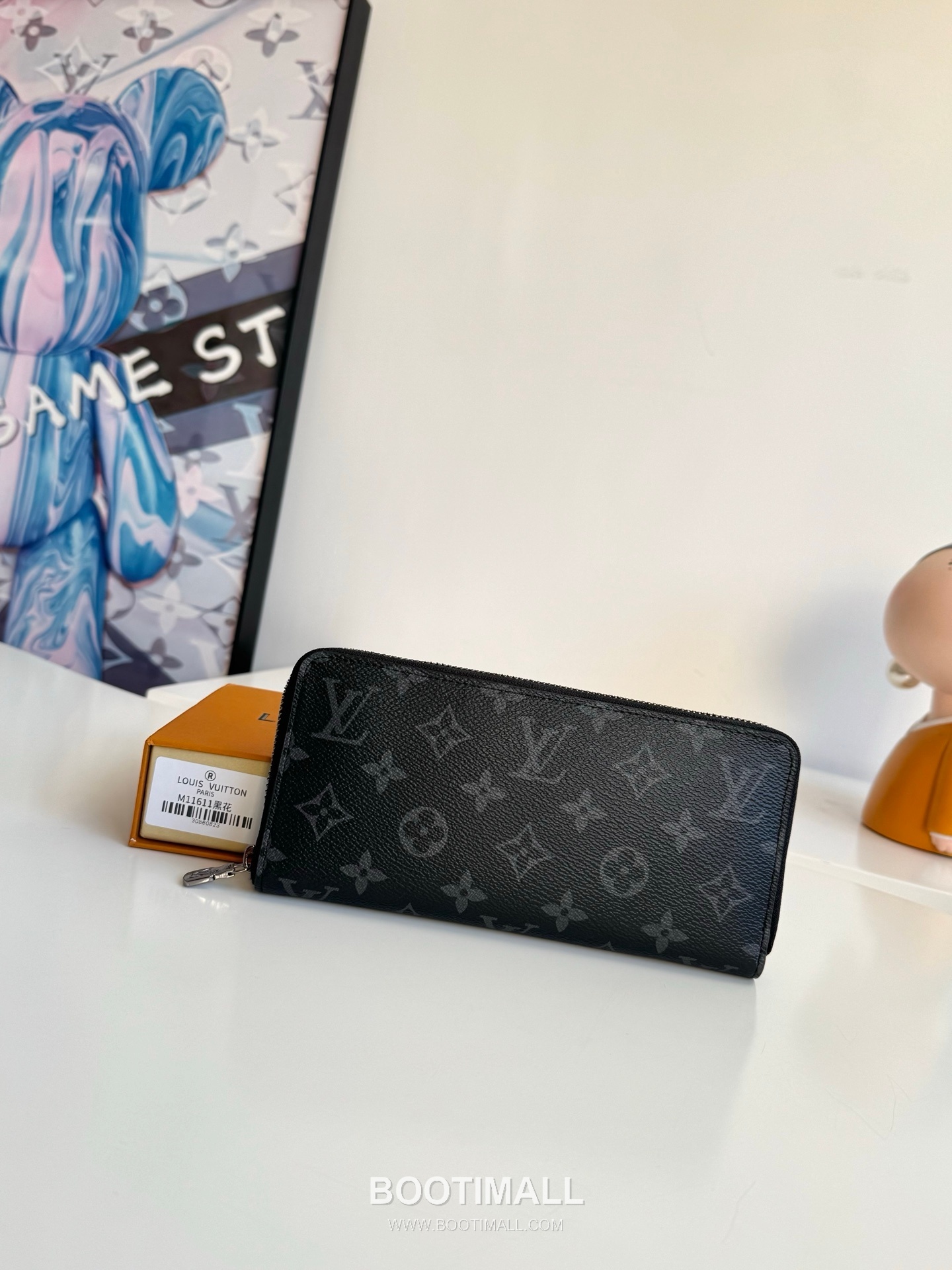 Louis Vuitton Zippy Horizontal Monogram Eclipse Wallet 루이비통 지피 호리즌탈 모노그램 이클립스 장지갑 M11611 21cm 1