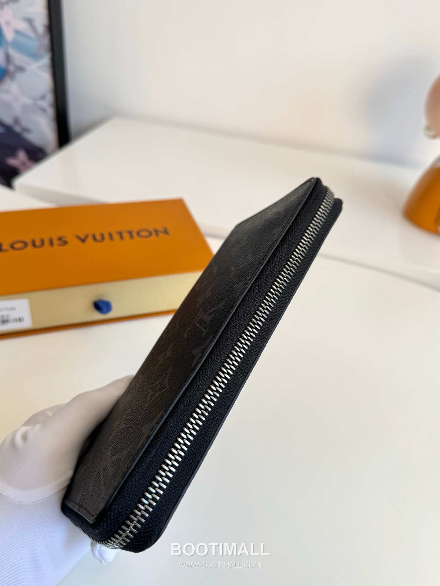 Louis Vuitton Zippy Horizontal Monogram Eclipse Wallet 루이비통 지피 호리즌탈 모노그램 이클립스 장지갑 M11611 21cm 3