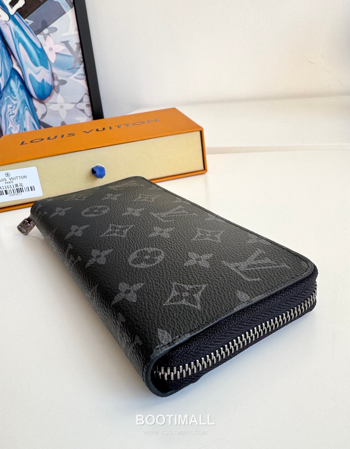 Louis Vuitton Zippy Horizontal Monogram Eclipse Wallet 루이비통 지피 호리즌탈 모노그램 이클립스 장지갑 M11611 21cm 4