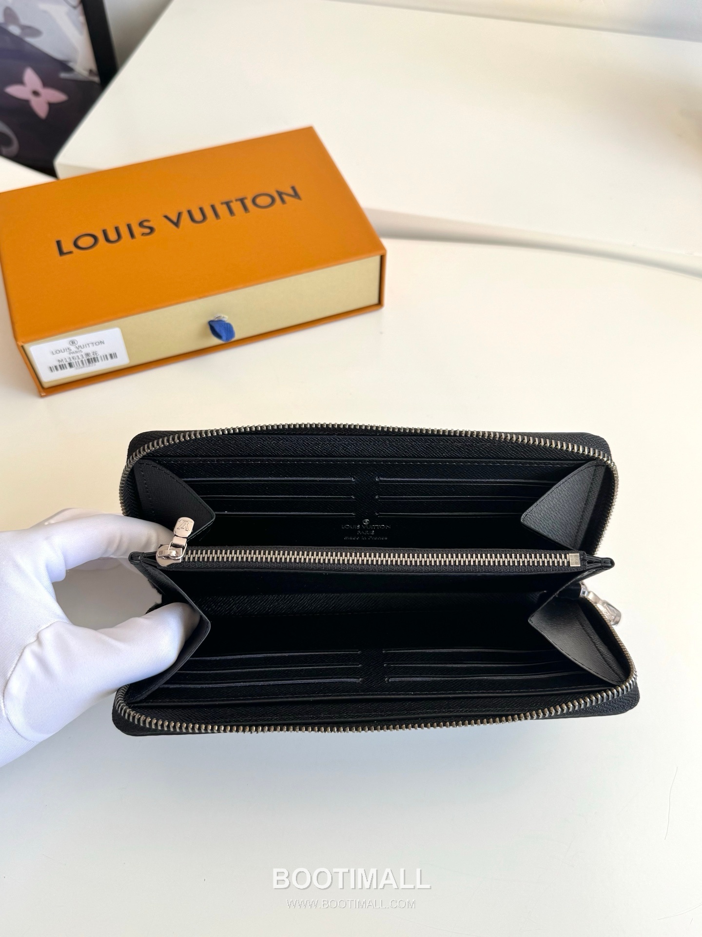 Louis Vuitton Zippy Horizontal Monogram Eclipse Wallet 루이비통 지피 호리즌탈 모노그램 이클립스 장지갑 M11611 21cm 7