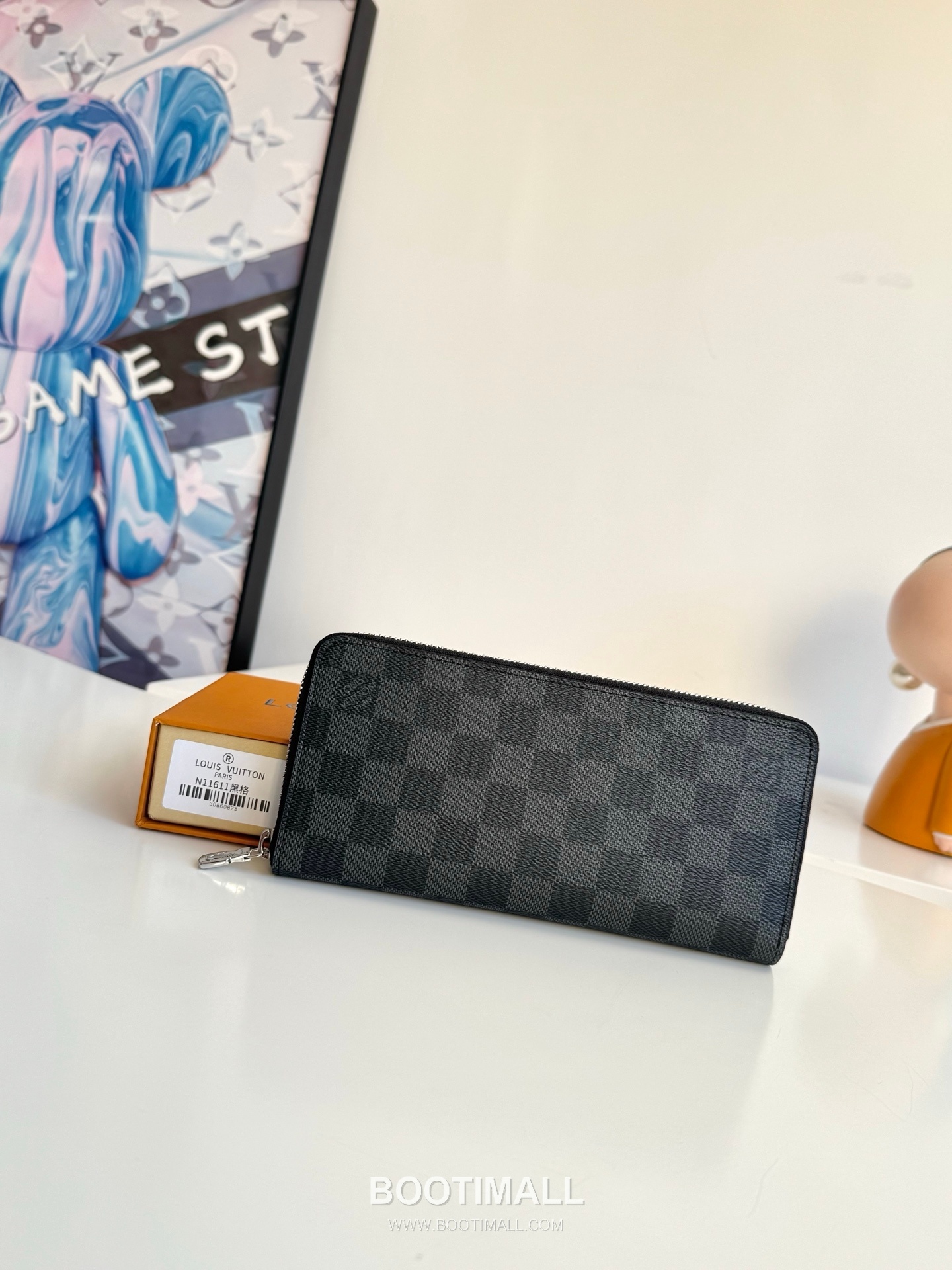 Louis Vuitton Zippy Horizontal Monogram Eclipse Wallet 루이비통 지피 호리즌탈 모노그램 이클립스 장지갑 M11611 21cm 1