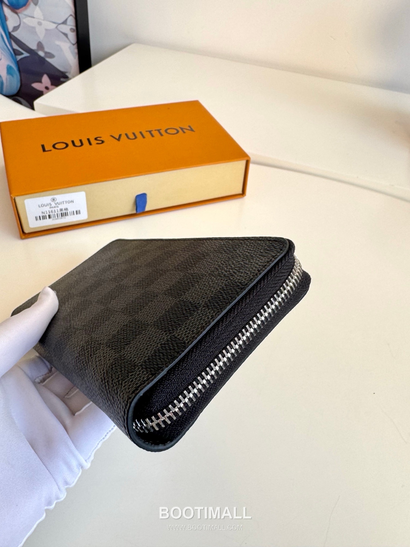 Louis Vuitton Zippy Horizontal Monogram Eclipse Wallet 루이비통 지피 호리즌탈 모노그램 이클립스 장지갑 M11611 21cm 4