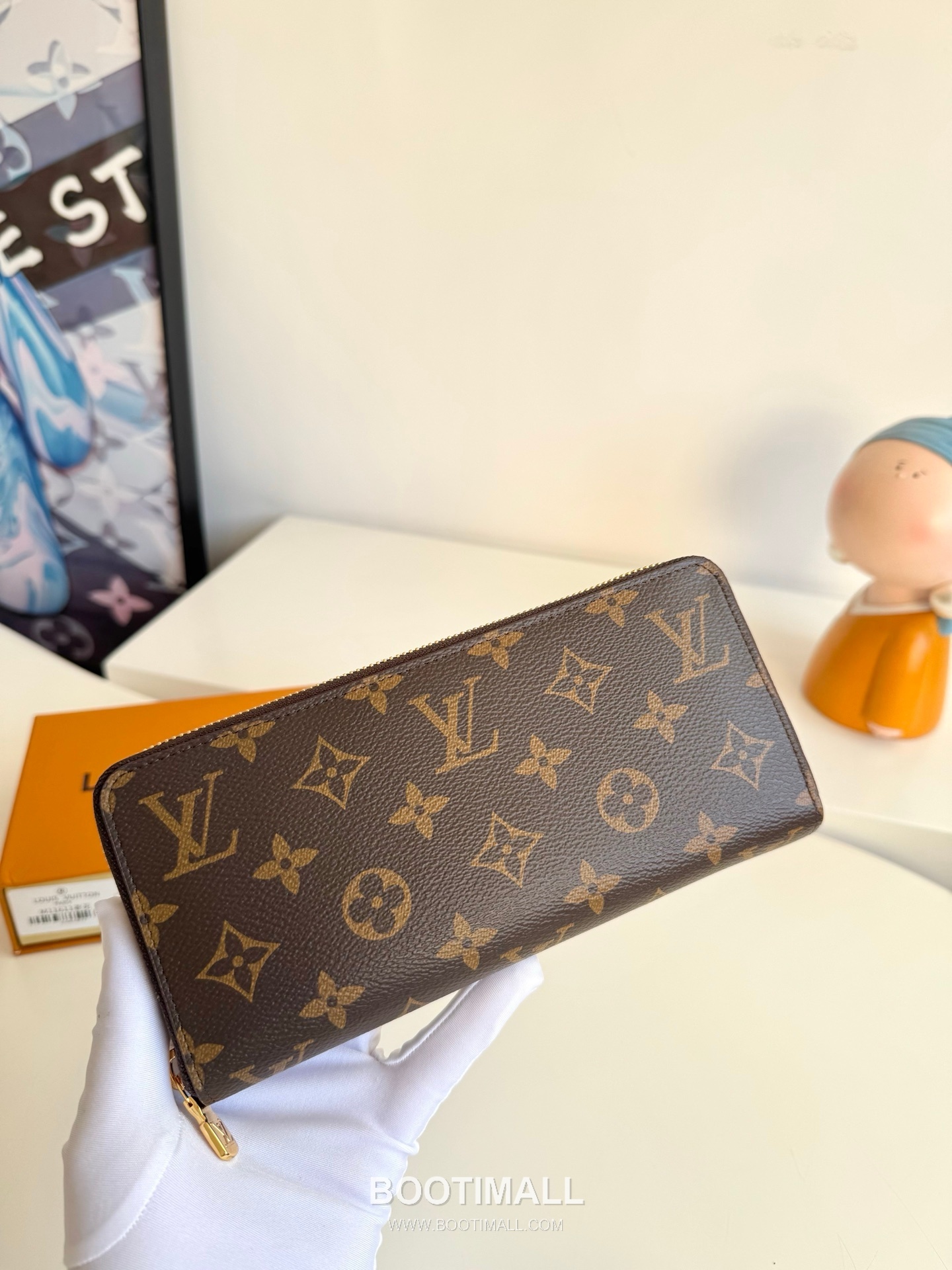 Louis Vuitton Zippy Horizontal Monogram Eclipse Wallet 루이비통 지피 호리즌탈 모노그램 이클립스 장지갑 M11611 21cm 6