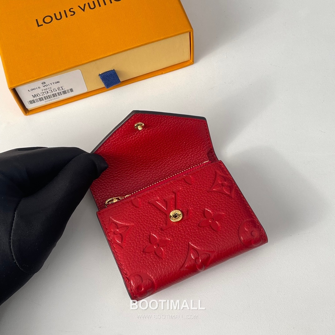 Louis Vuitton Zoe Monogram Empreinte Wallet 루이비통 조에 모노그램 앙프렝뜨 반지갑 M62935 9.5cm 6