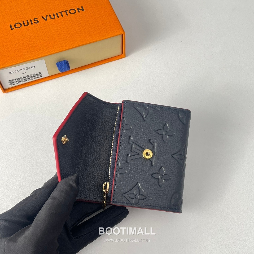 Louis Vuitton Zoe Monogram Empreinte Wallet 루이비통 조에 모노그램 앙프렝뜨 반지갑 M62935 9.5cm 5