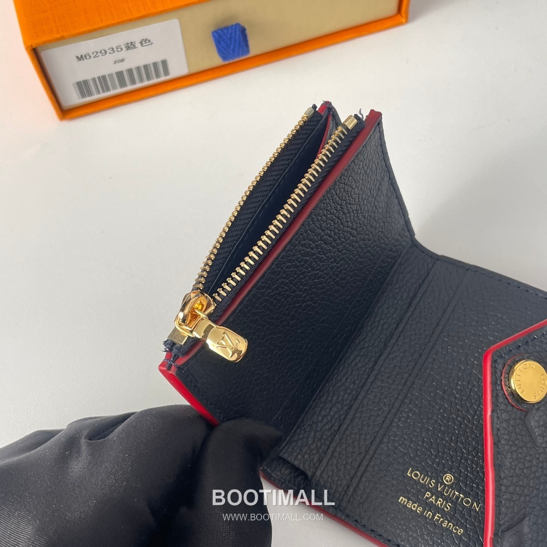 Louis Vuitton Zoe Monogram Empreinte Wallet 루이비통 조에 모노그램 앙프렝뜨 반지갑 M62935 9.5cm 9