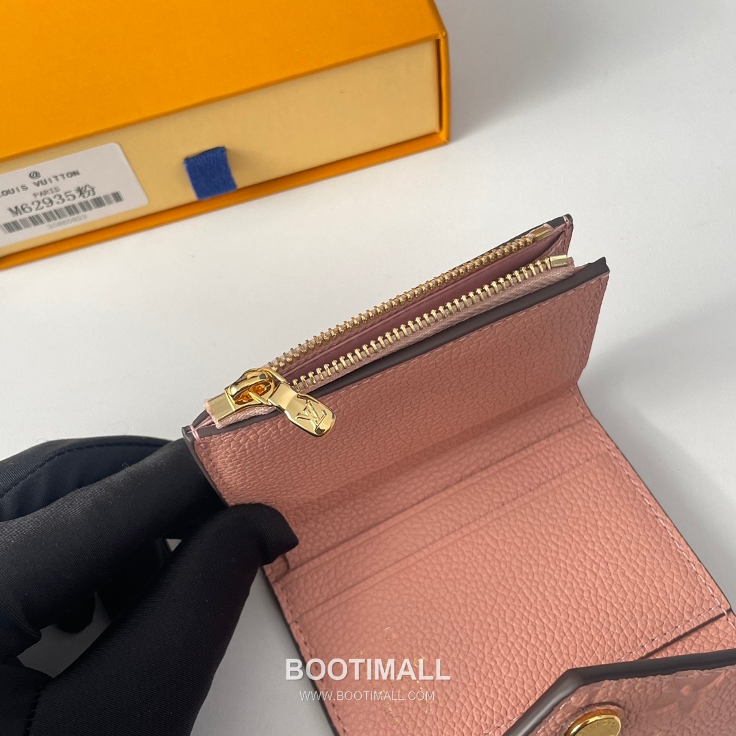 Louis Vuitton Zoe Monogram Empreinte Wallet 루이비통 조에 모노그램 앙프렝뜨 반지갑 M62935 9.5cm 9