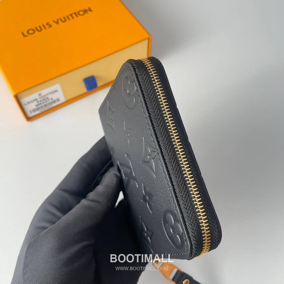 Louis Vuitton Zippy Coin Purse Monogram Empreinte Wallet 루이비통 지피 코인 퍼스 모노그램 앙프렝뜨 동전지갑 M60574 11cm 3