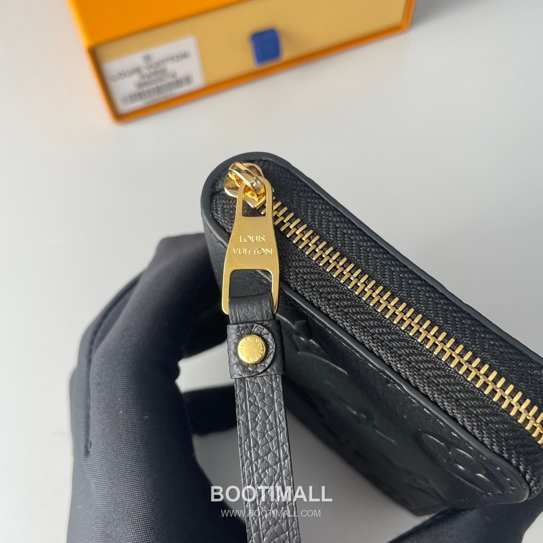Louis Vuitton Zippy Coin Purse Monogram Empreinte Wallet 루이비통 지피 코인 퍼스 모노그램 앙프렝뜨 동전지갑 M60574 11cm 5