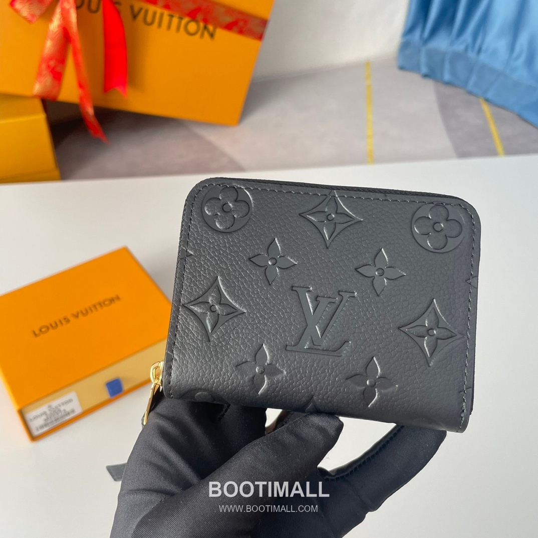 Louis Vuitton Zippy Coin Purse Monogram Empreinte Wallet 루이비통 지피 코인 퍼스 모노그램 앙프렝뜨 동전지갑 M60574 11cm 6