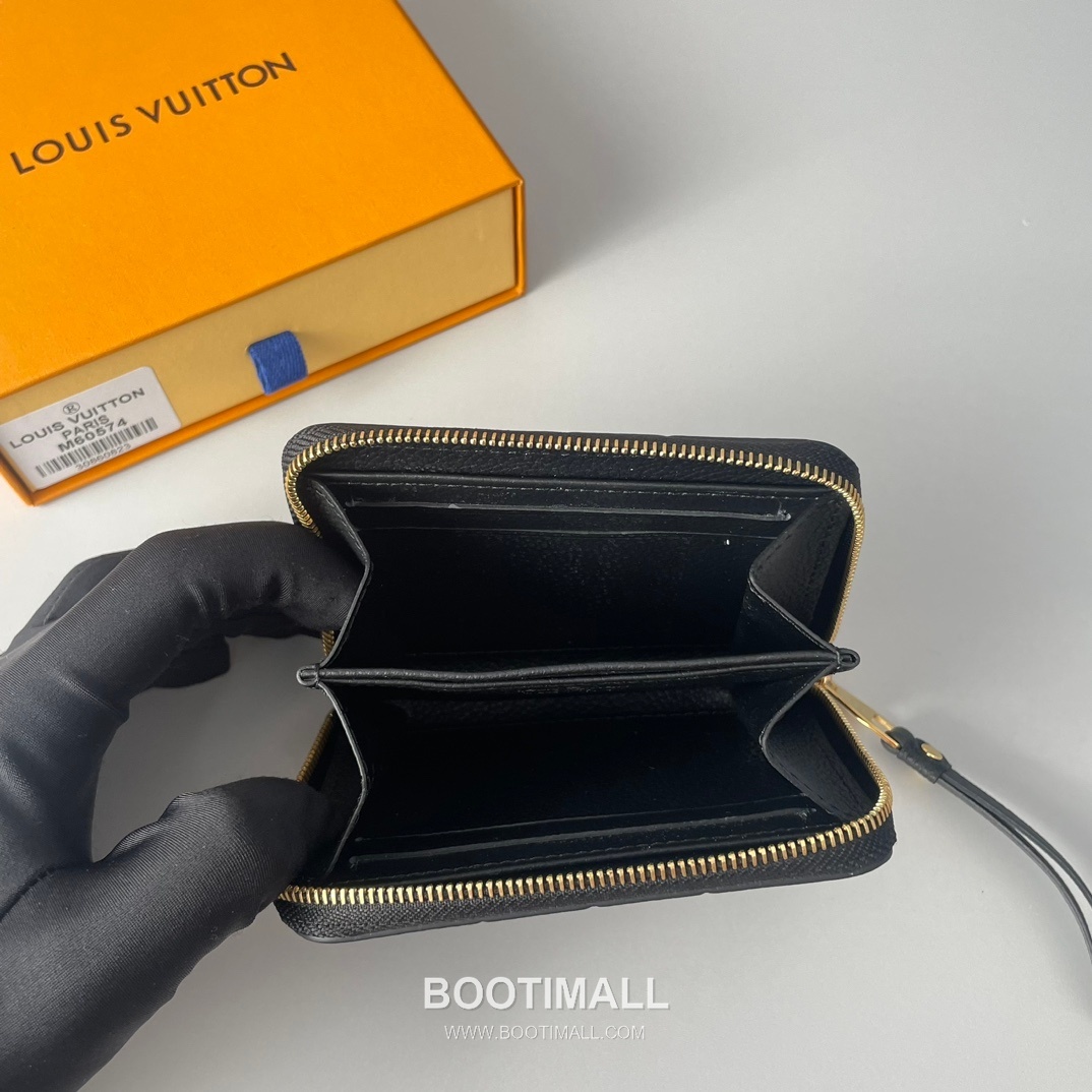 Louis Vuitton Zippy Coin Purse Monogram Empreinte Wallet 루이비통 지피 코인 퍼스 모노그램 앙프렝뜨 동전지갑 M60574 11cm 7