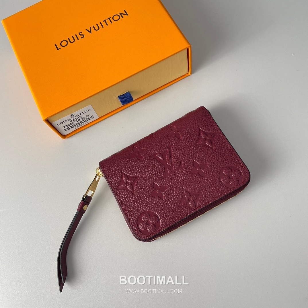 Louis Vuitton Zippy Coin Purse Monogram Empreinte Wallet 루이비통 지피 코인 퍼스 모노그램 앙프렝뜨 동전지갑 M60574 11cm 2