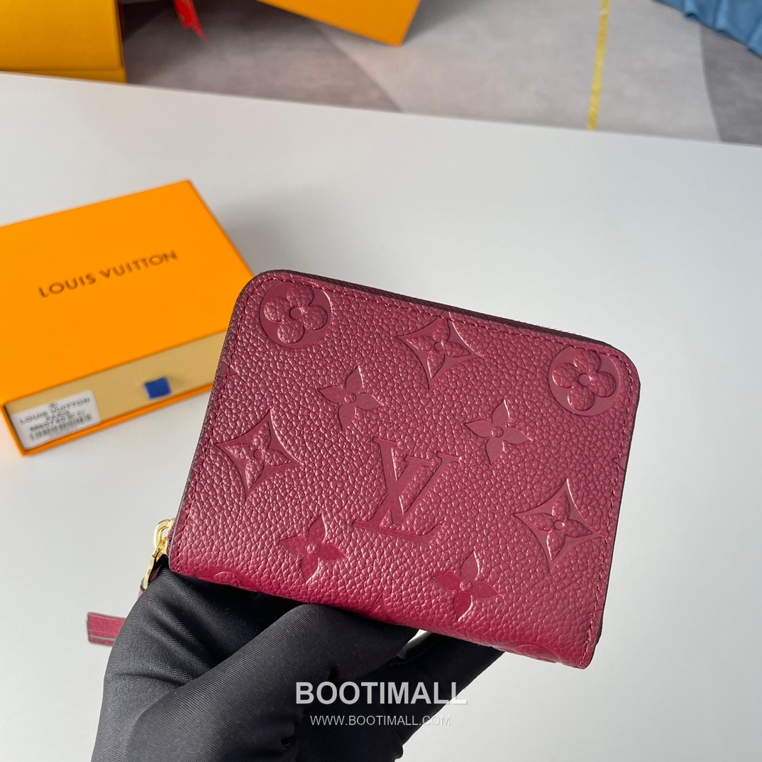 Louis Vuitton Zippy Coin Purse Monogram Empreinte Wallet 루이비통 지피 코인 퍼스 모노그램 앙프렝뜨 동전지갑 M60574 11cm 5