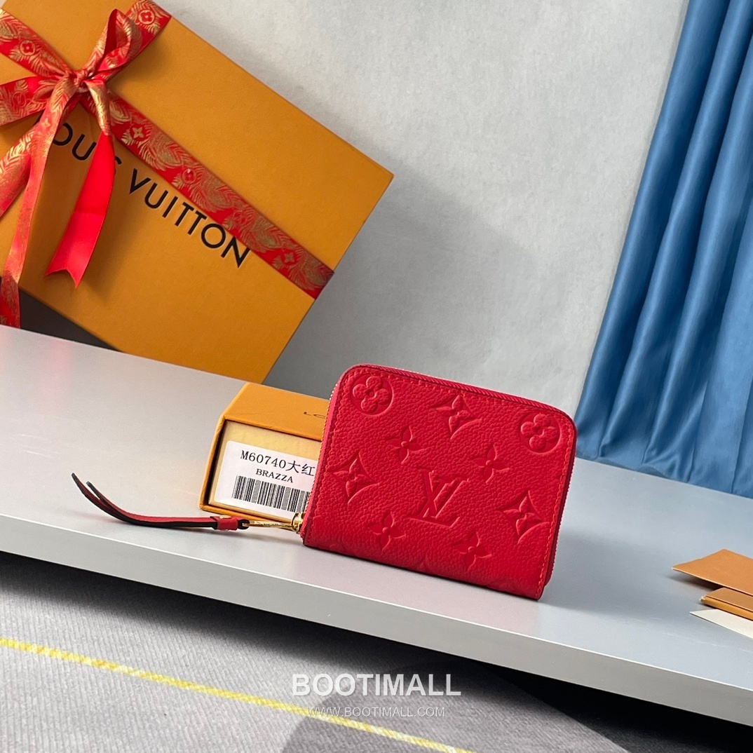 Louis Vuitton Zippy Coin Purse Monogram Empreinte Wallet 루이비통 지피 코인 퍼스 모노그램 앙프렝뜨 동전지갑 M60574 11cm 1