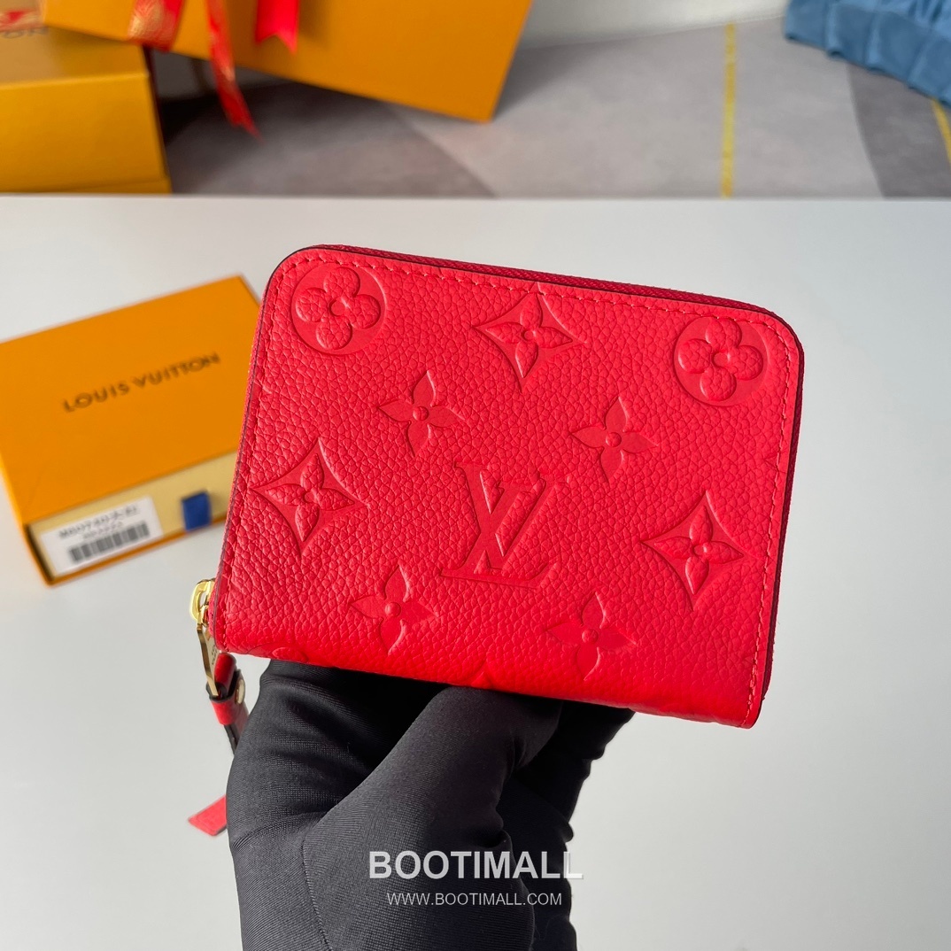 Louis Vuitton Zippy Coin Purse Monogram Empreinte Wallet 루이비통 지피 코인 퍼스 모노그램 앙프렝뜨 동전지갑 M60574 11cm 5