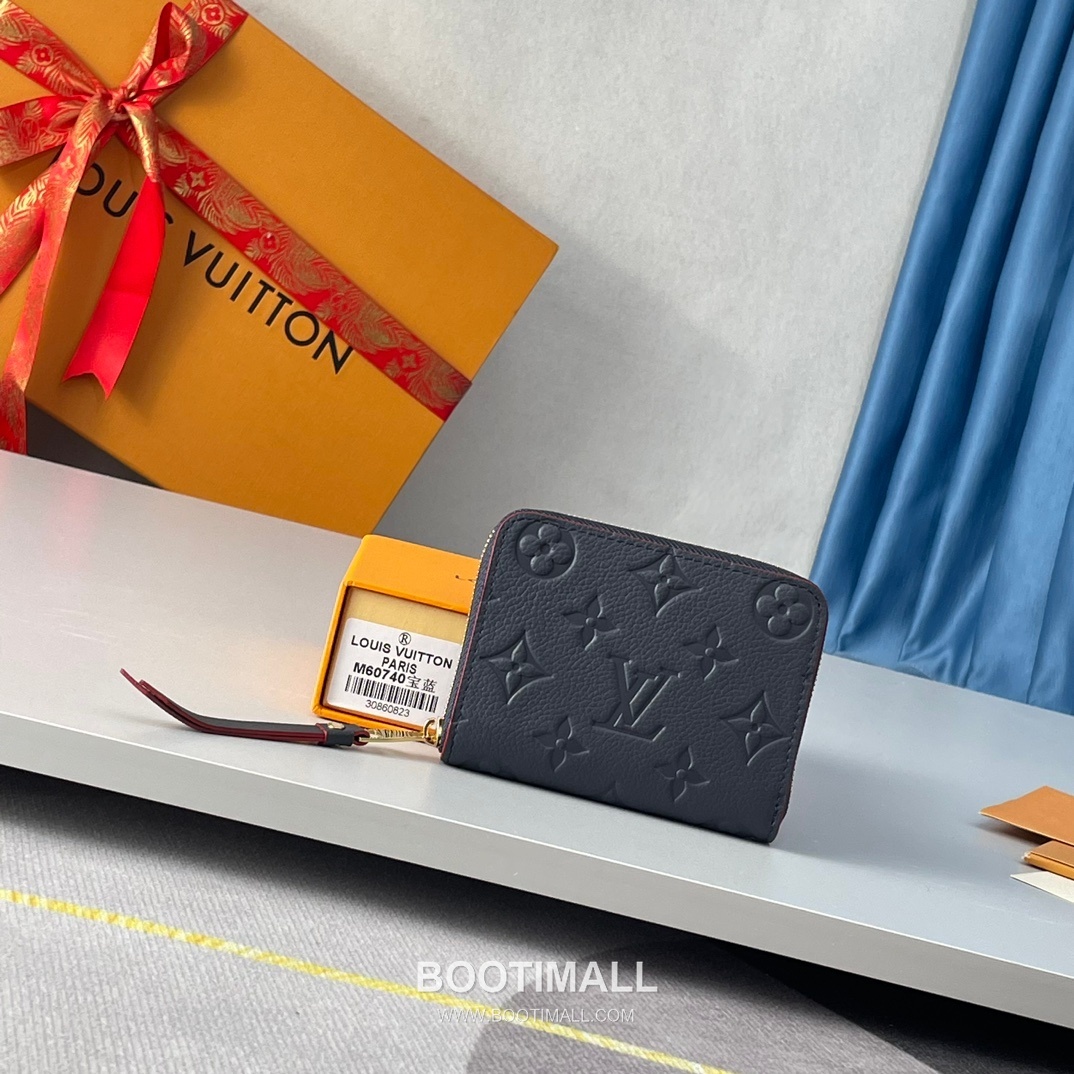 Louis Vuitton Zippy Coin Purse Monogram Empreinte Wallet 루이비통 지피 코인 퍼스 모노그램 앙프렝뜨 동전지갑 M60574 11cm 1