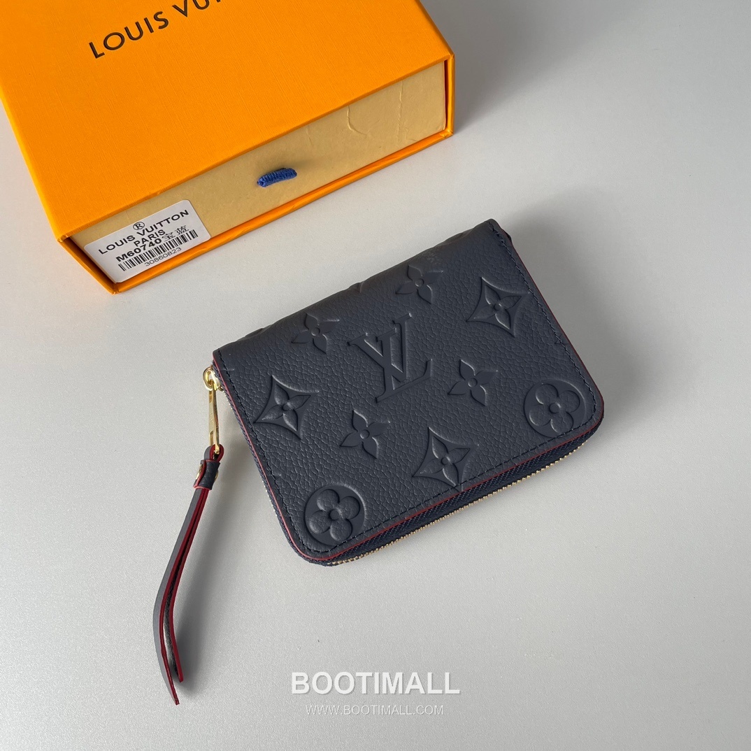 Louis Vuitton Zippy Coin Purse Monogram Empreinte Wallet 루이비통 지피 코인 퍼스 모노그램 앙프렝뜨 동전지갑 M60574 11cm 2